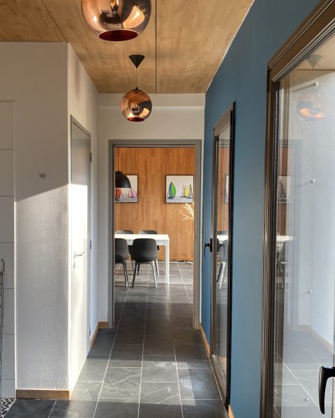 maison d'architecte grands espaces calme moderne