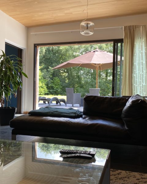 maison d'architecte grands espaces calme moderne